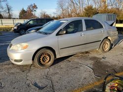 Carros salvage a la venta en subasta: 2005 Toyota Corolla CE