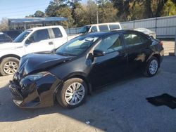 Salvage cars for sale from Copart Savannah, GA: 2017 Toyota Corolla L