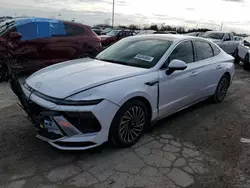 Salvage cars for sale at Indianapolis, IN auction: 2024 Hyundai Sonata Hybrid