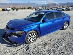 Salvage cars for sale at Mentone, CA auction: 2024 Honda Civic LX