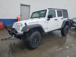 Salvage cars for sale at Farr West, UT auction: 2015 Jeep Wrangler Unlimited Rubicon