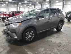 Salvage cars for sale at Ham Lake, MN auction: 2016 Toyota Rav4 LE