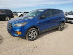 Salvage cars for sale from Copart Amarillo, TX: 2018 Ford Escape S