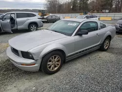 Salvage cars for sale from Copart Concord, NC: 2007 Ford Mustang