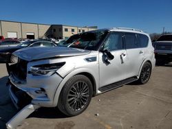 Salvage cars for sale at Wilmer, TX auction: 2022 Infiniti QX80 Sensory