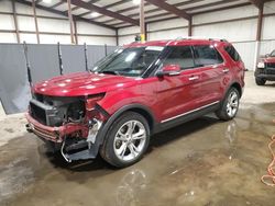 Salvage cars for sale from Copart Pennsburg, PA: 2015 Ford Explorer Limited