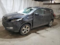 Salvage cars for sale at Ebensburg, PA auction: 2016 Ford Escape SE