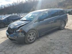 Salvage cars for sale at Hurricane, WV auction: 2012 Honda Odyssey EXL