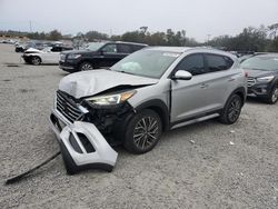 Salvage cars for sale at Riverview, FL auction: 2021 Hyundai Tucson Limited