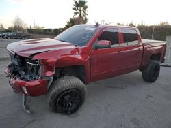 Chevrolet Silverado k1500 lt salvage cars for sale: 2018 Chevrolet Silverado K1500 LT