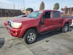 Salvage cars for sale from Copart Wilmington, CA: 2006 Toyota Tacoma Double Cab