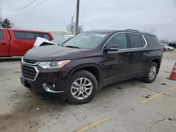 Salvage cars for sale at Pekin, IL auction: 2018 Chevrolet Traverse LT