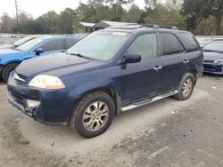 Acura salvage cars for sale: 2003 Acura MDX Touring