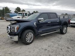 Salvage cars for sale at Prairie Grove, AR auction: 2024 Ford F150 Lariat