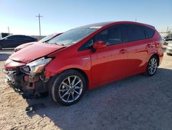 Salvage cars for sale from Copart Andrews, TX: 2017 Toyota Prius V