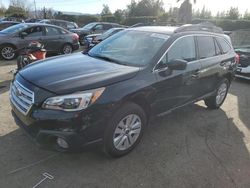 Salvage cars for sale at San Martin, CA auction: 2015 Subaru Outback 2.5I Premium