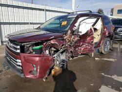 Salvage Cars with No Bids Yet For Sale at auction: 2017 Toyota Highlander SE