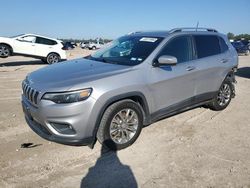 Salvage cars for sale from Copart Houston, TX: 2019 Jeep Cherokee Latitude Plus