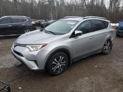 Salvage cars for sale at Cookstown, ON auction: 2016 Toyota Rav4 LE