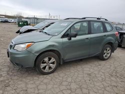 Salvage cars for sale at Dyer, IN auction: 2015 Subaru Forester 2.5I