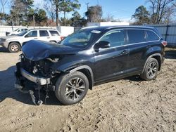 2016 Toyota Highlander XLE en venta en Hampton, VA