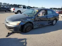 Vehiculos salvage en venta de Copart Dunn, NC: 2007 Honda Accord LX