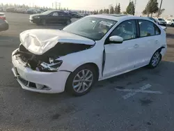 Salvage cars for sale at Rancho Cucamonga, CA auction: 2012 Volkswagen Jetta SE