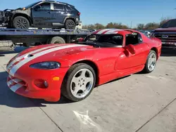 Dodge Viper salvage cars for sale: 2002 Dodge Viper GTS