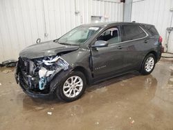 Salvage cars for sale at Franklin, WI auction: 2018 Chevrolet Equinox LT