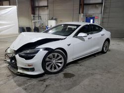 Salvage cars for sale at North Billerica, MA auction: 2016 Tesla Model S