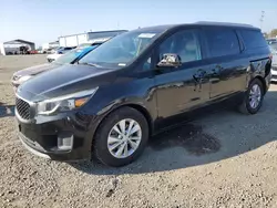 Salvage cars for sale at San Diego, CA auction: 2017 KIA Sedona LX