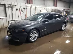 Salvage cars for sale at Elgin, IL auction: 2018 Chevrolet Malibu LT