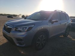 Salvage cars for sale at San Antonio, TX auction: 2019 Subaru Forester Limited