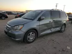 Salvage cars for sale at San Antonio, TX auction: 2007 Honda Odyssey EX