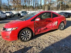 Salvage cars for sale at Austell, GA auction: 2009 Honda Civic EX