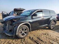 Salvage cars for sale at Fresno, CA auction: 2018 Toyota Highlander LE