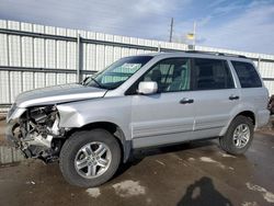 Salvage cars for sale at Littleton, CO auction: 2005 Honda Pilot EXL