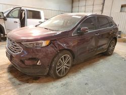 Salvage cars for sale at Abilene, TX auction: 2019 Ford Edge Titanium