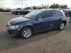 2016 Volkswagen Golf S/SE en venta en Denver, CO