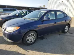 Salvage cars for sale at Fresno, CA auction: 2010 Hyundai Elantra Blue