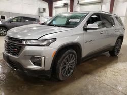 Salvage cars for sale at Avon, MN auction: 2023 Chevrolet Traverse RS