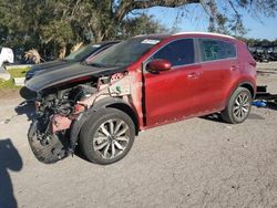 KIA Vehiculos salvage en venta: 2017 KIA Sportage EX