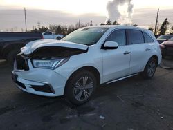 Salvage cars for sale at Denver, CO auction: 2017 Acura MDX