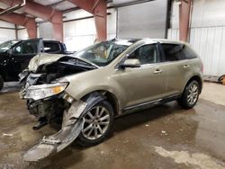 Salvage cars for sale at Lansing, MI auction: 2013 Ford Edge Limited