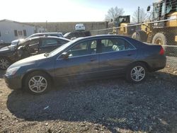 Salvage cars for sale at Laurel, MD auction: 2007 Honda Accord EX