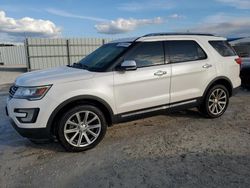 Salvage cars for sale at Arcadia, FL auction: 2017 Ford Explorer Limited