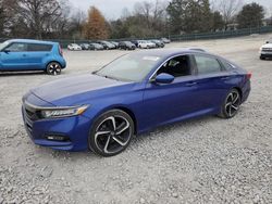 Salvage cars for sale at Madisonville, TN auction: 2019 Honda Accord Sport