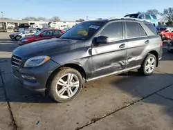 Mercedes-Benz m-Class salvage cars for sale: 2013 Mercedes-Benz ML 350 Bluetec