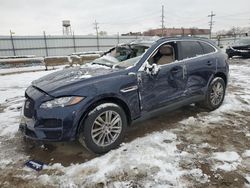 Salvage cars for sale from Copart Chicago Heights, IL: 2019 Jaguar F-PACE Prestige