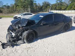 Salvage cars for sale at Fort Pierce, FL auction: 2024 Toyota Camry TRD